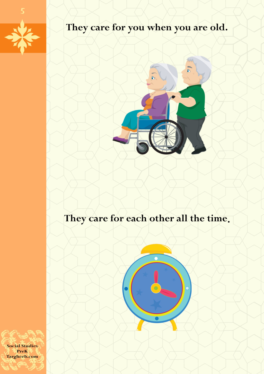 Pre K Social Studies My Family Targheeb